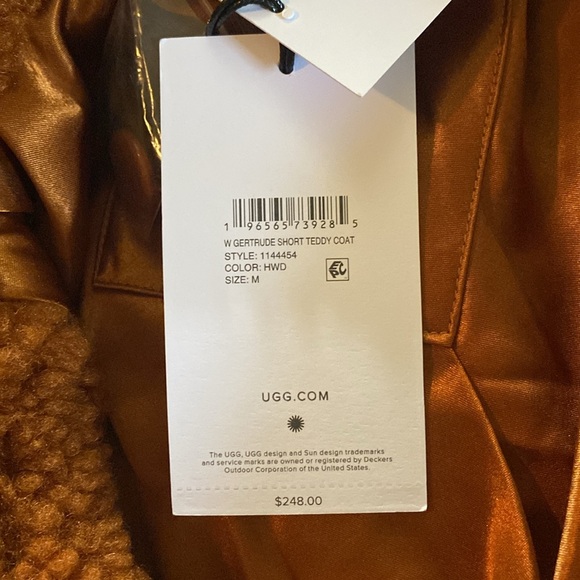 UGG GERTRUDE SHORT TEDDY COATS - Picture 6 of 6